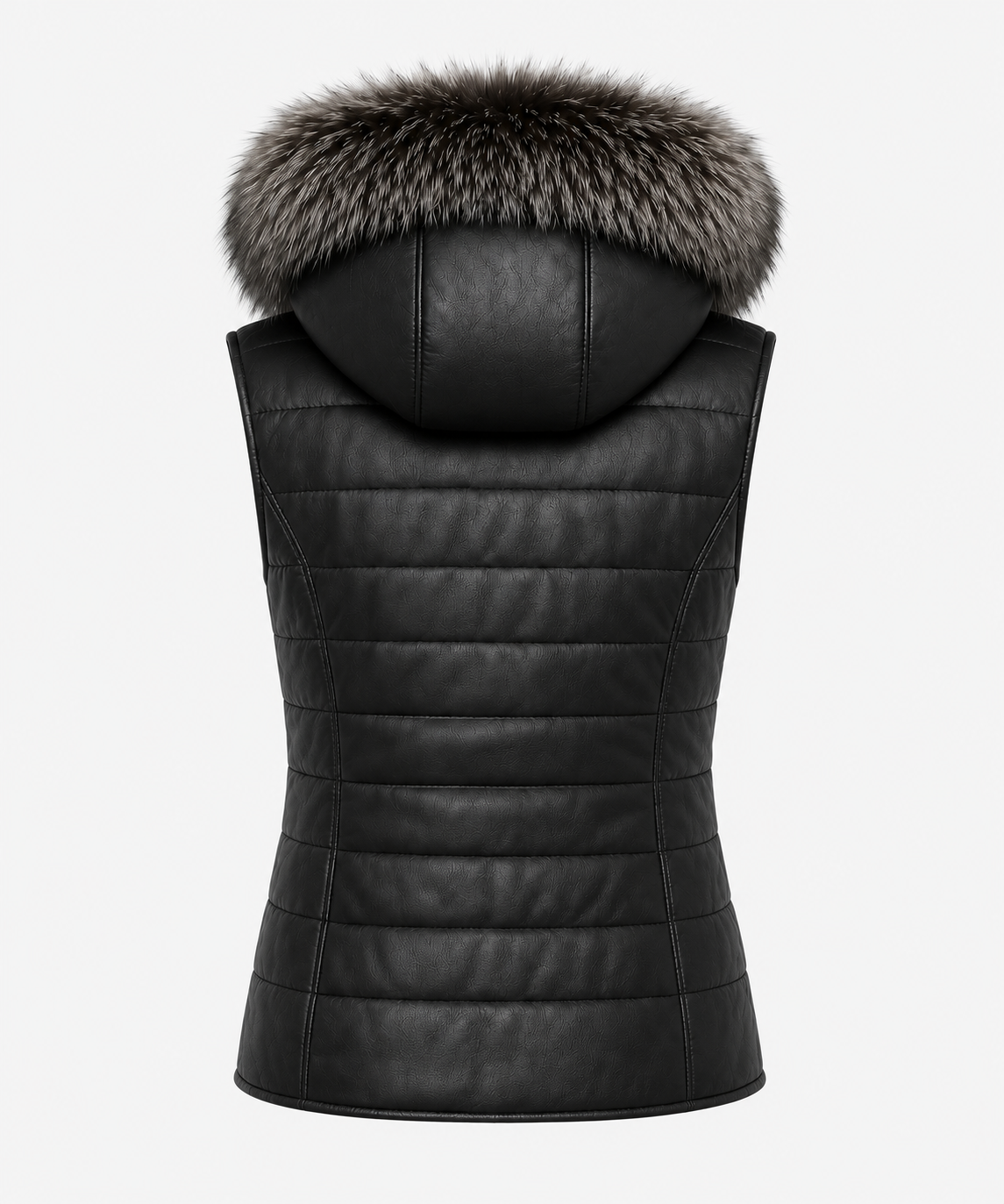 Adeline Shearling Gilet - Old Black - Adeline5