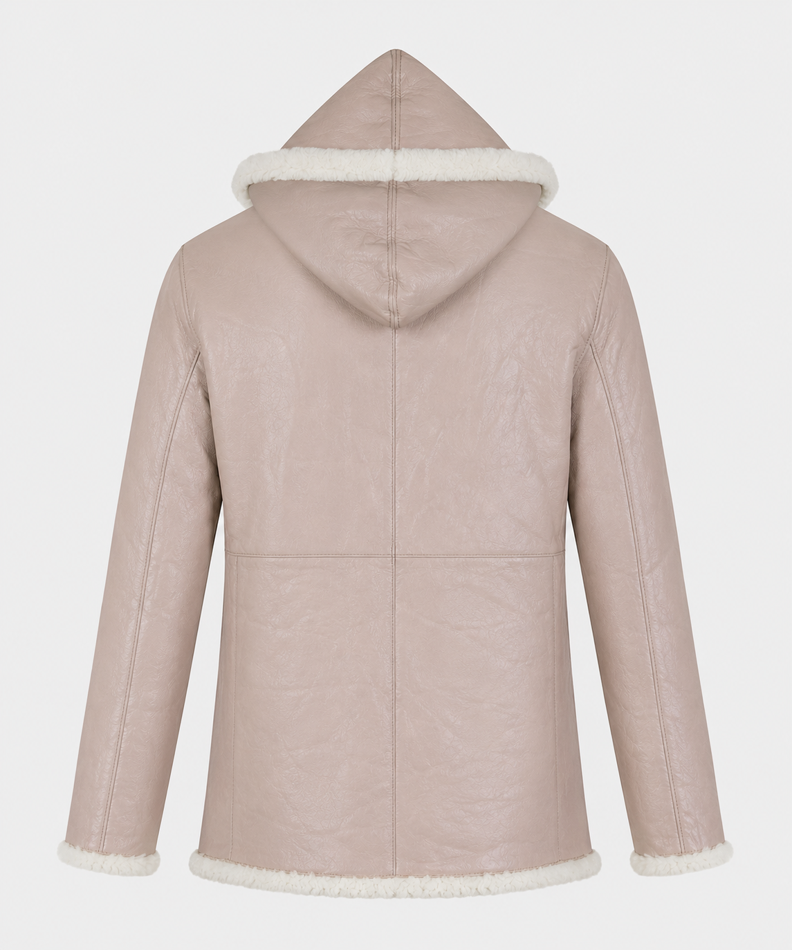 Allison Shearling Coat - Blush Pink - Allison6