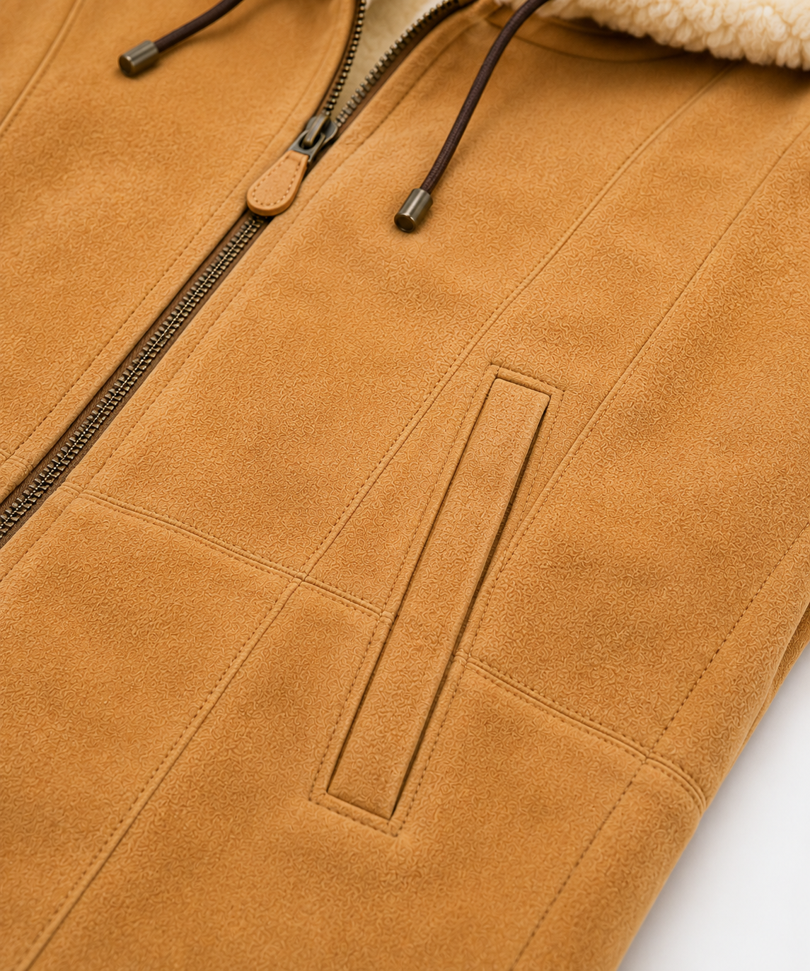 Aubrey Shearling Gilet - Camel Tan - Aubrey9