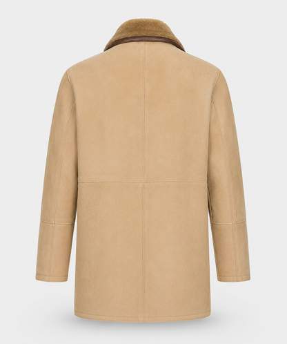 Axel Shearling Coat - Timeless Beige