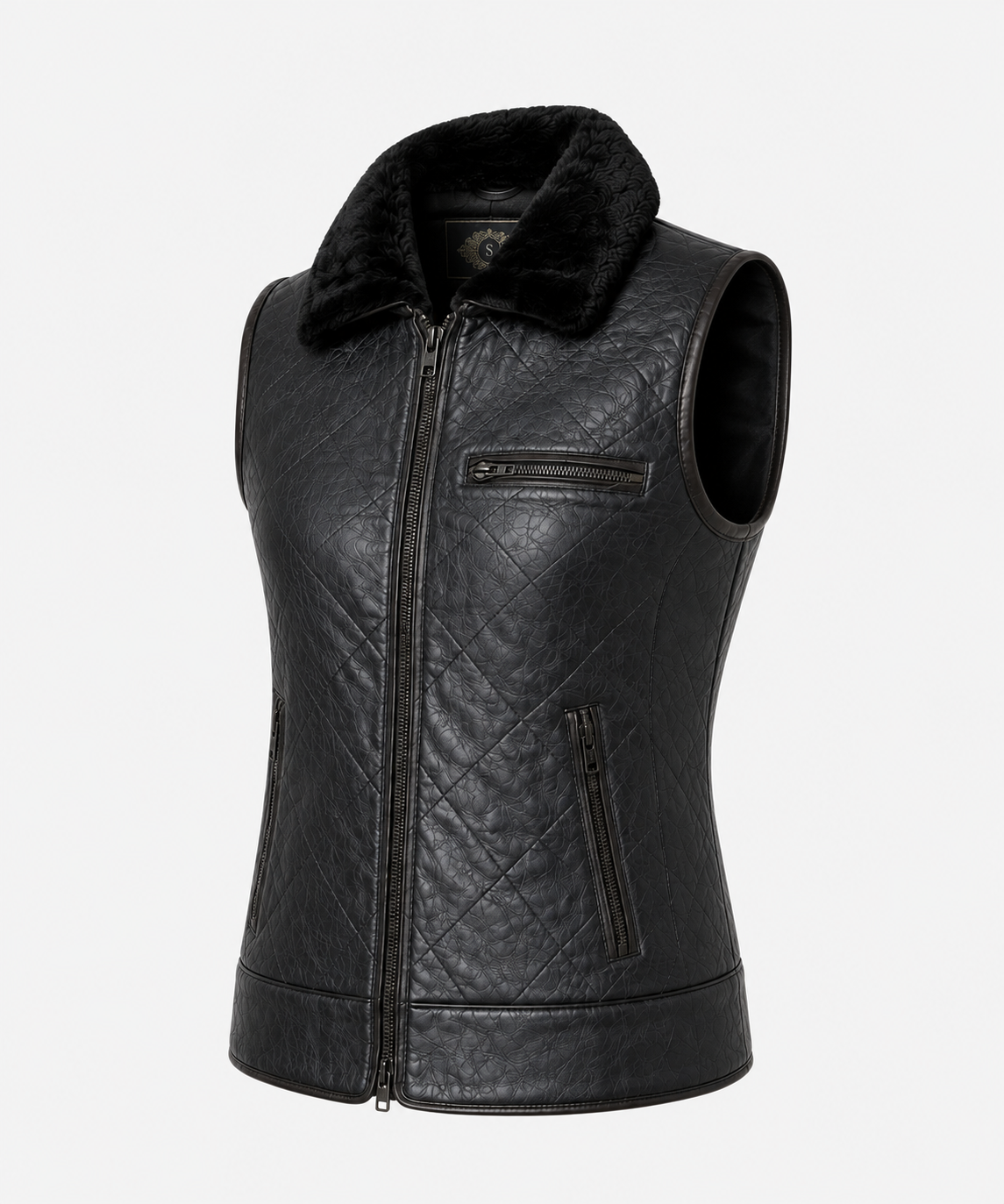 Bonnie Shearling Gilet - Dark Charcoal - Bonnie6