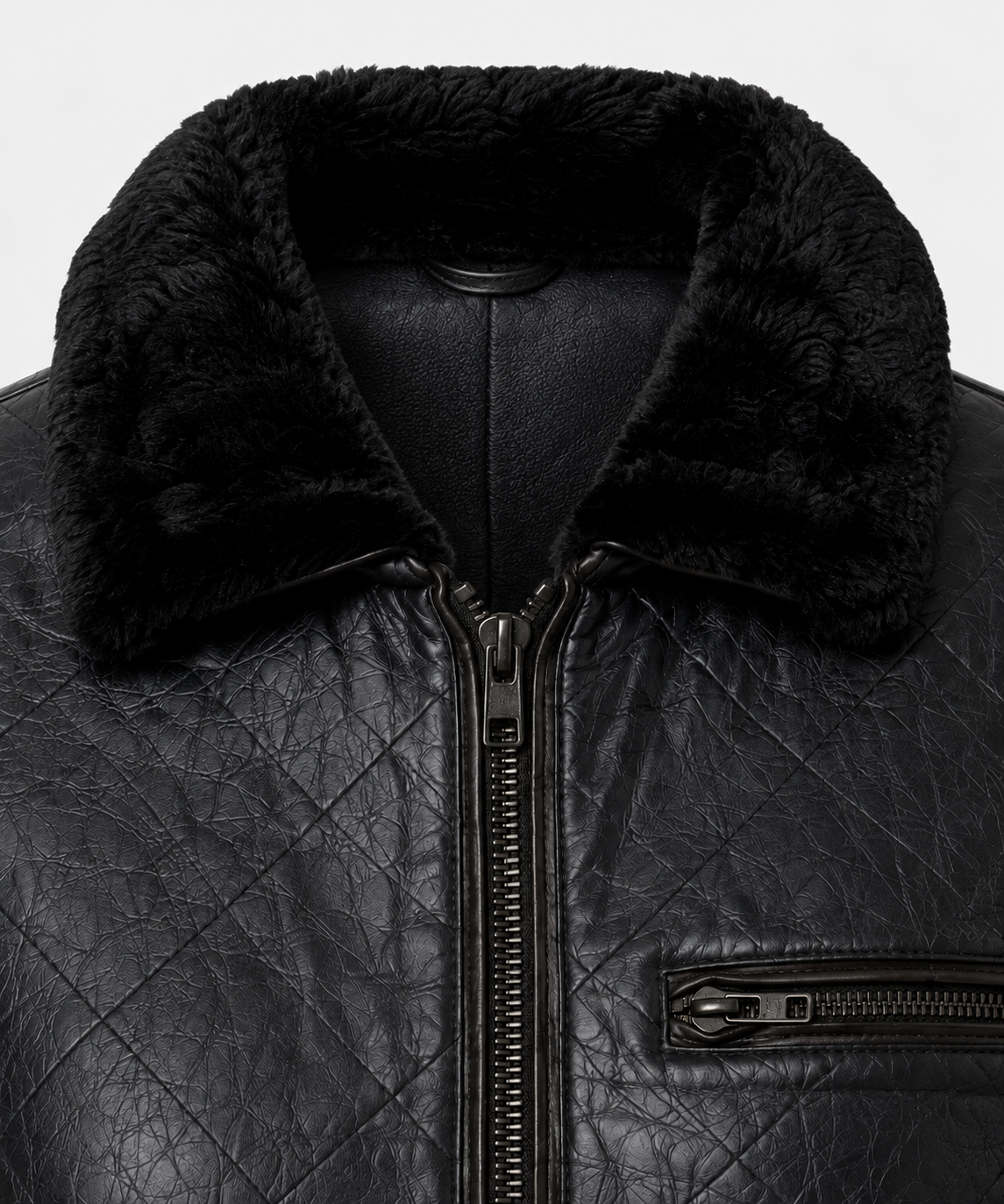 Bonnie Shearling Gilet - Dark Charcoal - Bonnie8