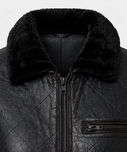 Bonnie Shearling Gilet - Dark Charcoal - Bonnie8