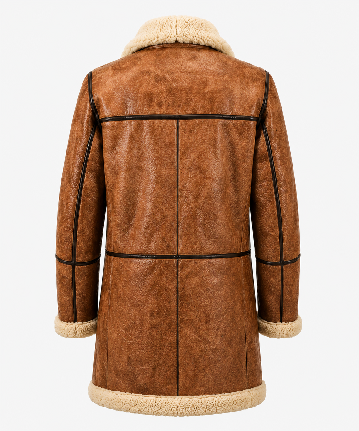 Boone Shearling Coat - Crazy Brown