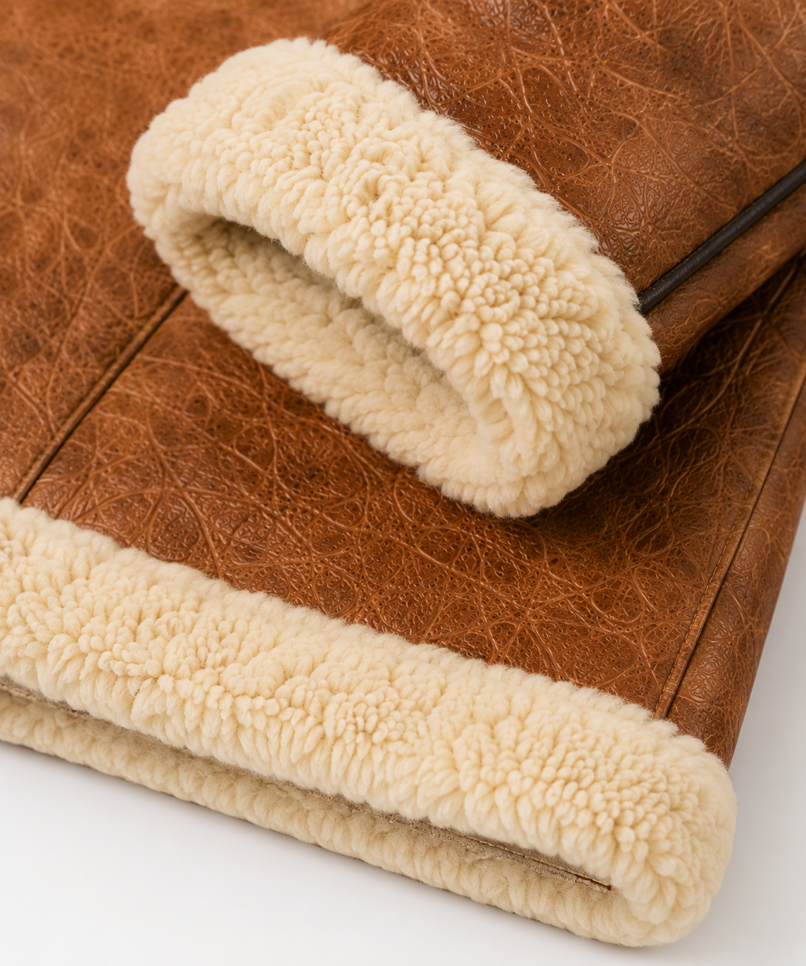 Boone Shearling Coat - Crazy Brown