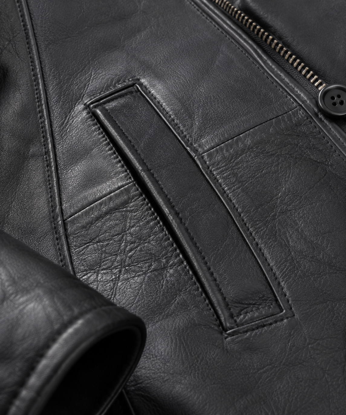 Briggs Shearling Coat - Foxy Black