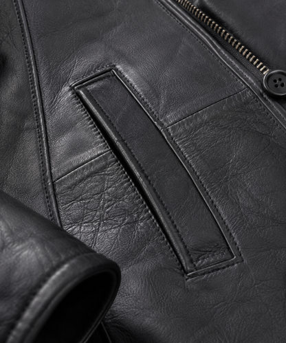 Briggs Shearling Coat - Foxy Black