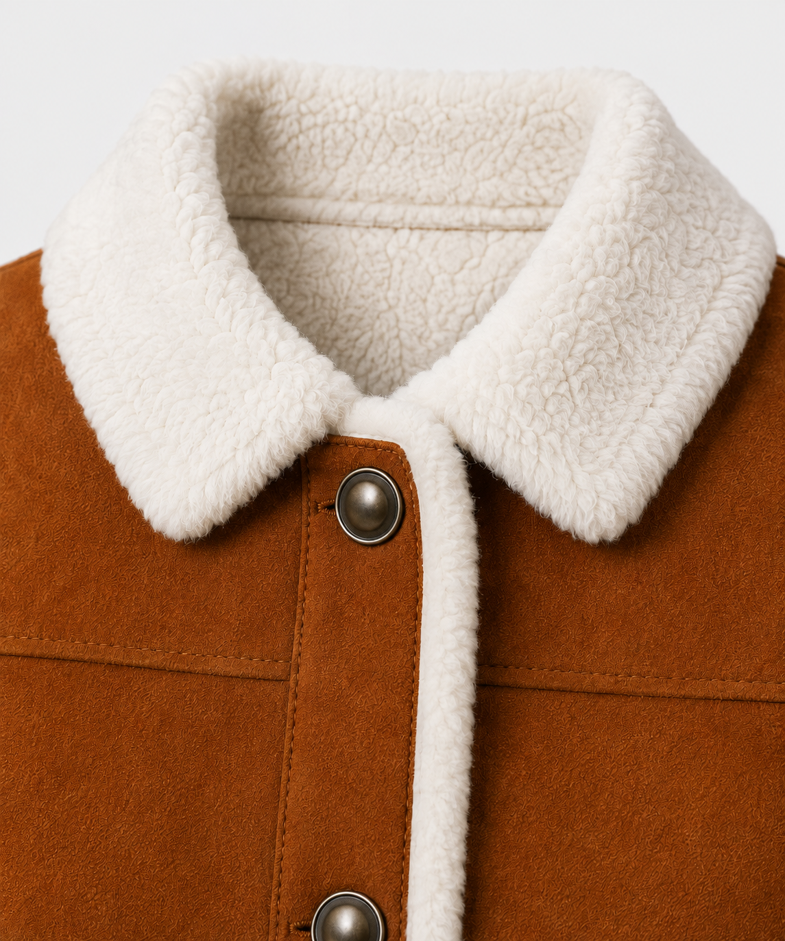 Brinley Shearling Gilet - Burnt Sienna - Brinley9