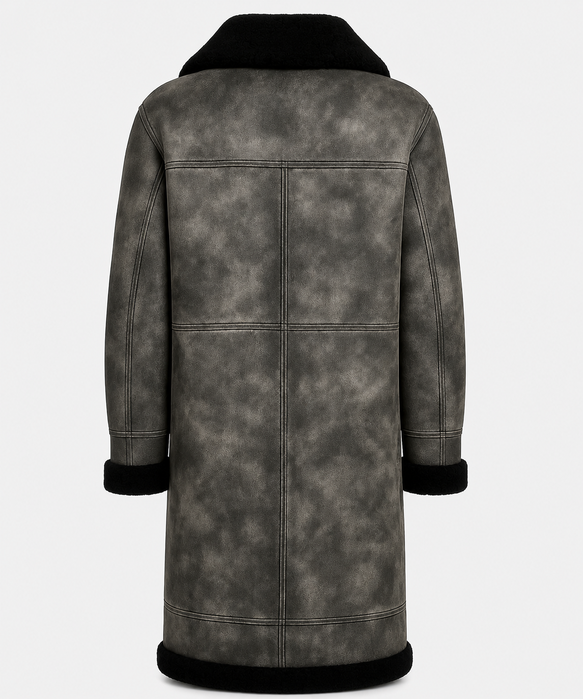 Callahan Shearling Coat - Dirty Gray