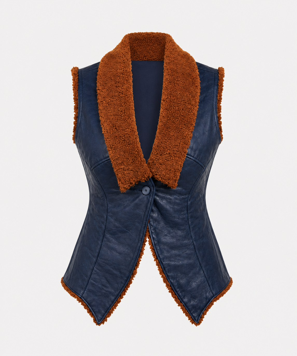 Camden Shearling Gilet - Midnight Blue - Camden4