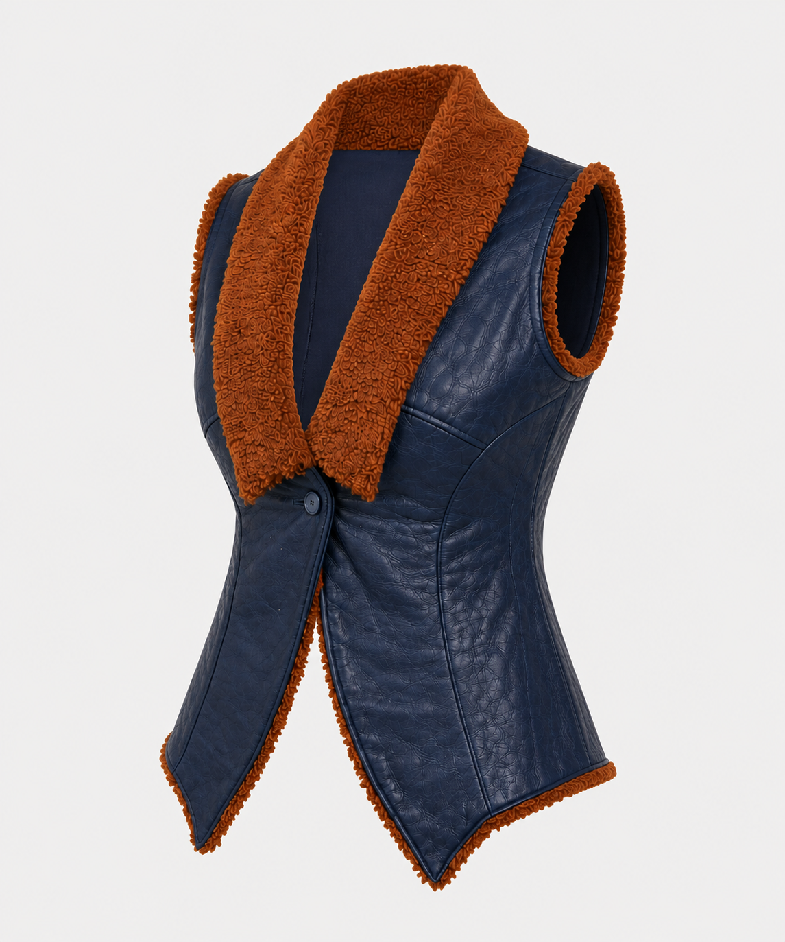 Camden Shearling Gilet - Midnight Blue - Camden6