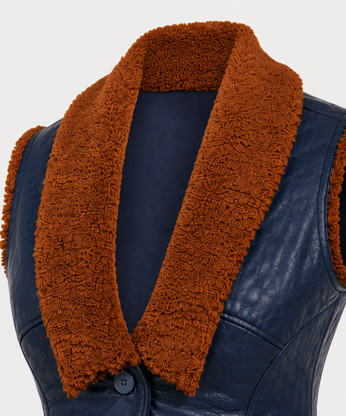 Camden Shearling Gilet - Midnight Blue - Camden7