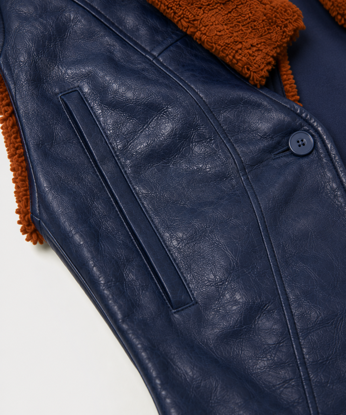Camden Shearling Gilet - Midnight Blue - Camden8