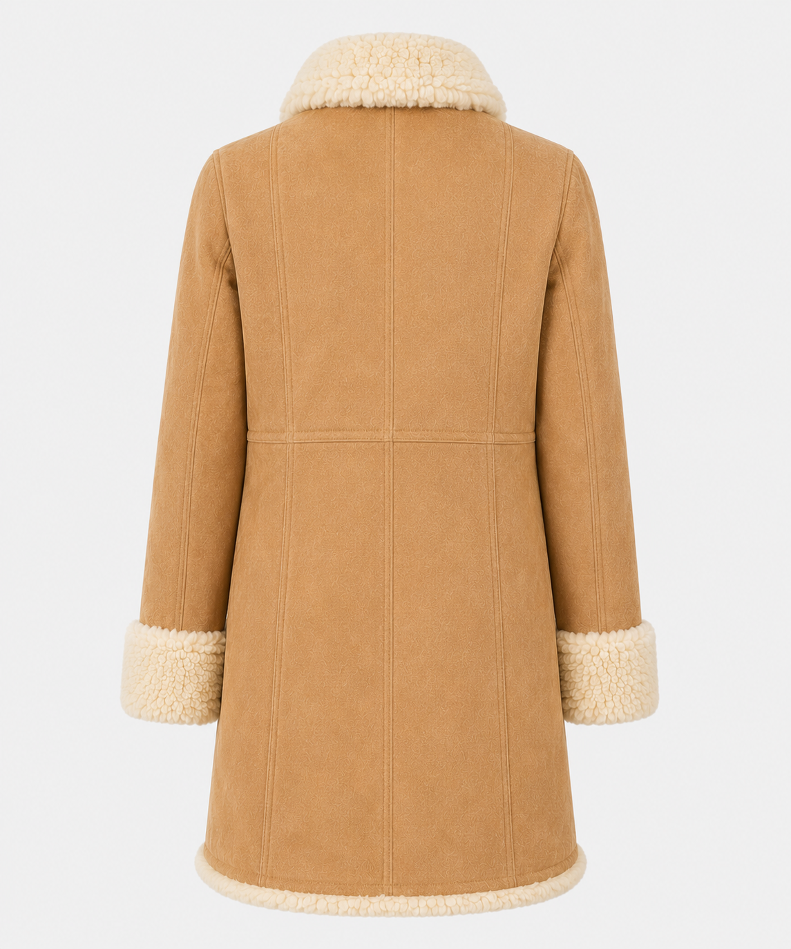Carla Shearling Coat - Warm Camel - Carla6