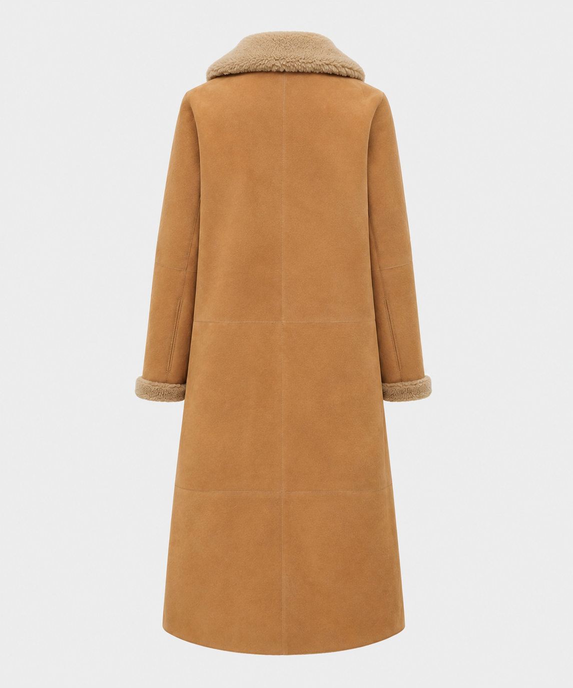 Carmen Shearling Coat - Cognac Tan - Carmen6