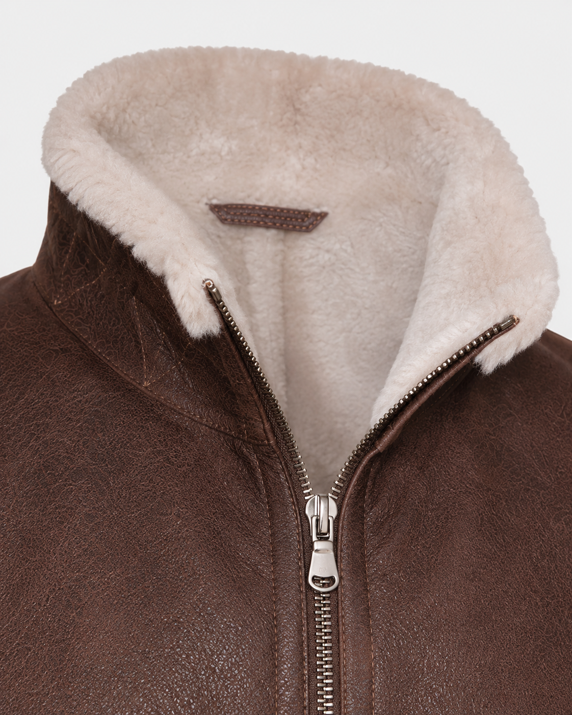 Carter Shearling Gilet - Brown