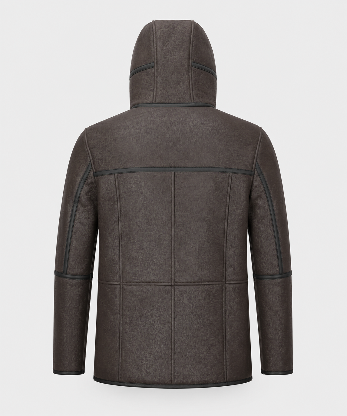 Chet Shearling Jacket - Premium Brown