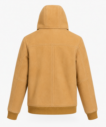 Cladwell Shearling Jacket - Camel Hoodie