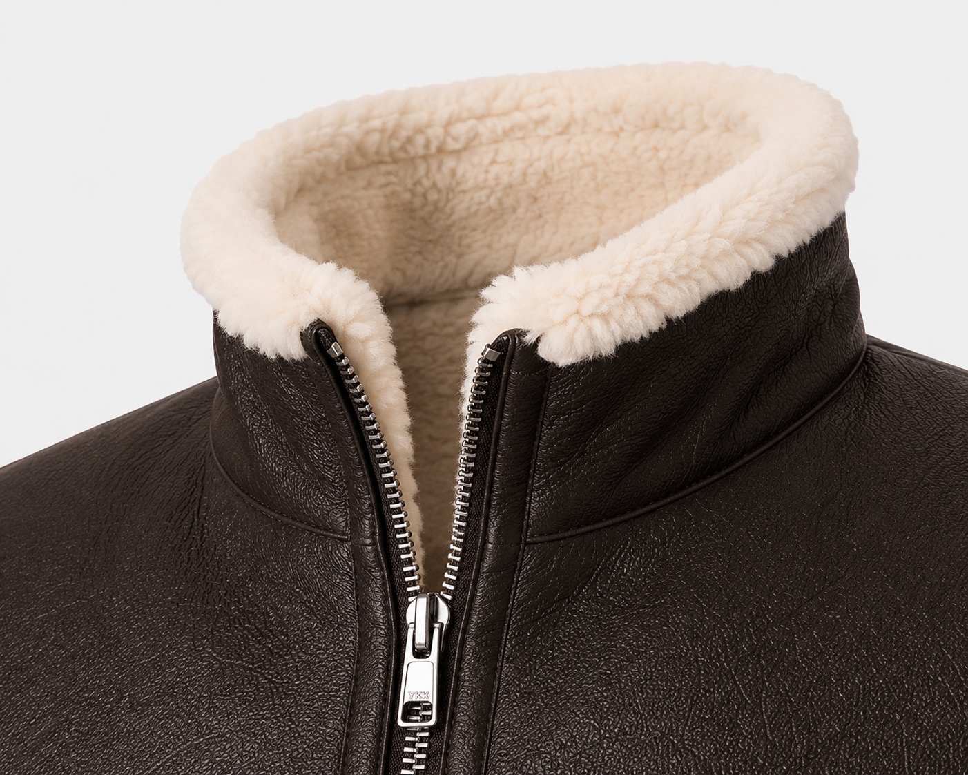 Colton Shearling Gilet - Black