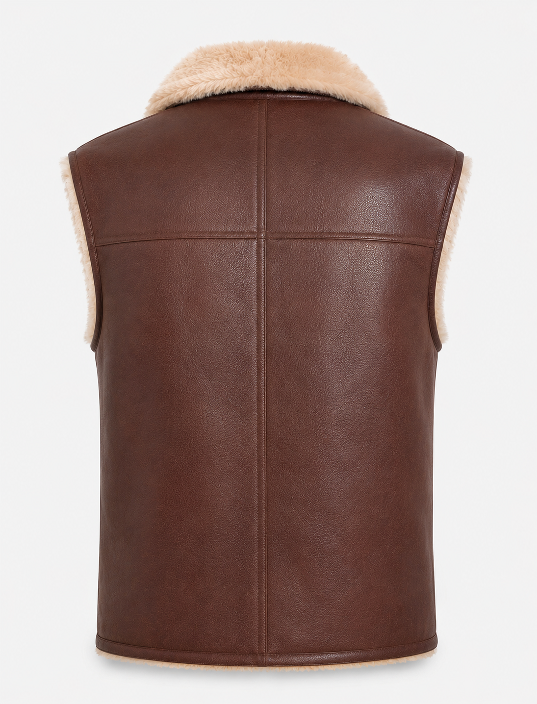 Cooper Shearling Gilet - Brown