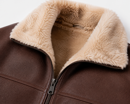 Cooper Shearling Gilet - Brown