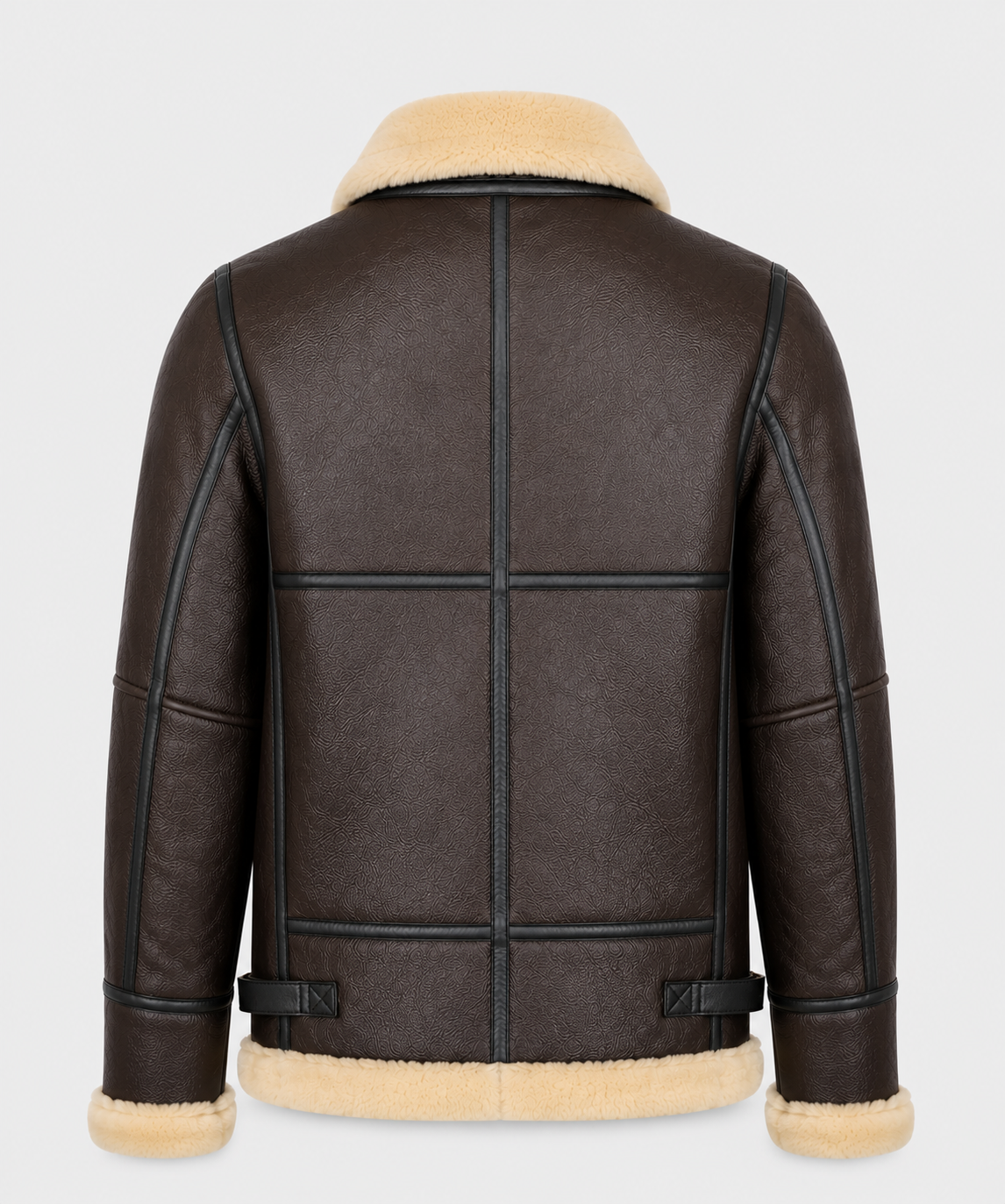 Creed Shearling Jacket - Premium Brown