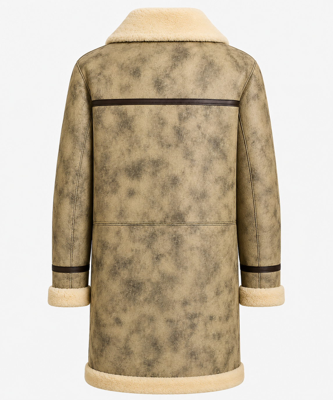 Cutter Shearling Coat - Dirty Cream