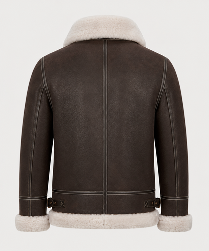 Dakota Shearling Jacket - Light Brown