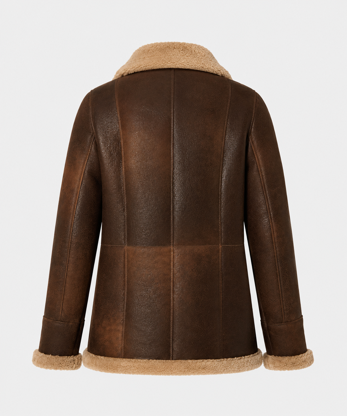 Dakota Shearling Coat - Chocolate Brown