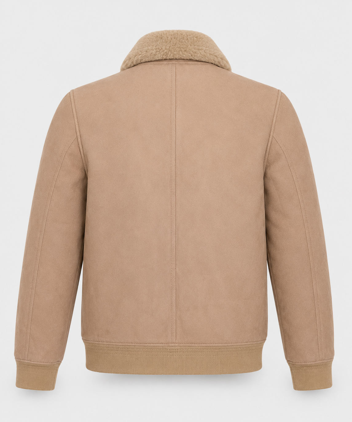 Denver Shearling Jacket - Camel Beige