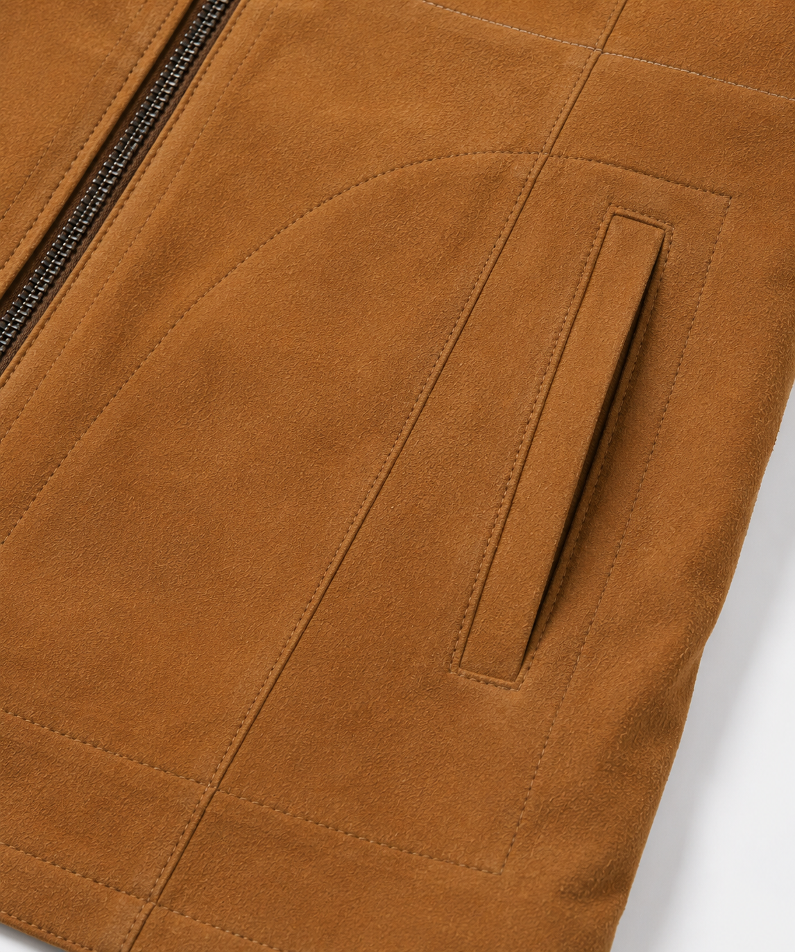 Dixie Shearling Coat - Cognac Brown - Dixie9