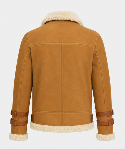 Duke Shearling Jacket - Honey Tan