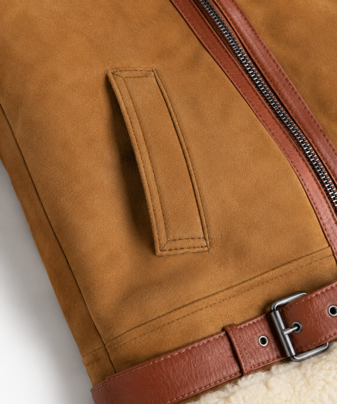 Duke Shearling Jacket - Honey Tan