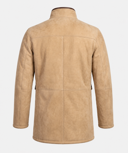 Emmitt Shearling Coat - Cream Coutoure