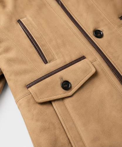 Emmitt Shearling Coat - Cream Coutoure