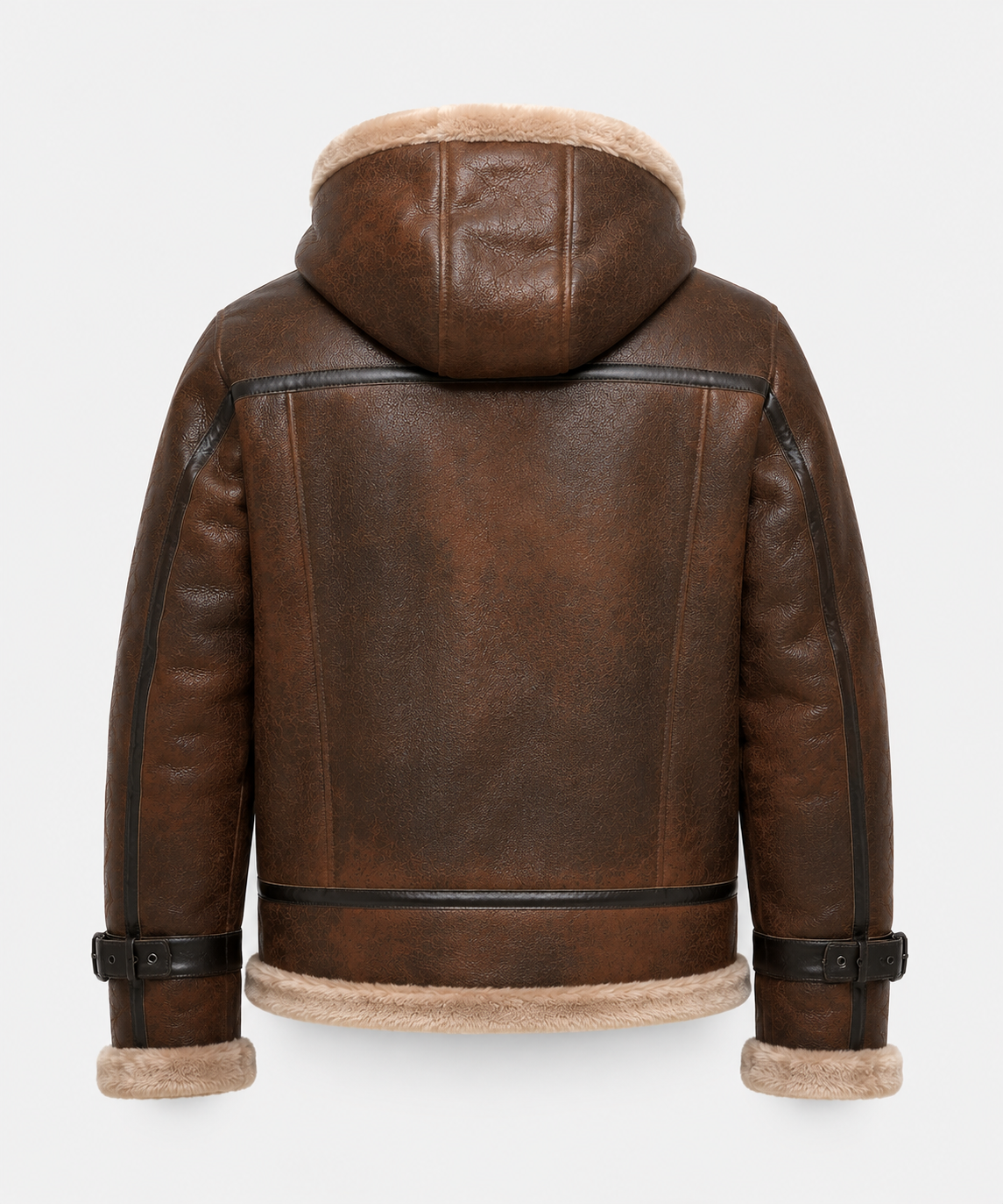 Ford Shearling Jacket - Rich Chocolate Brown