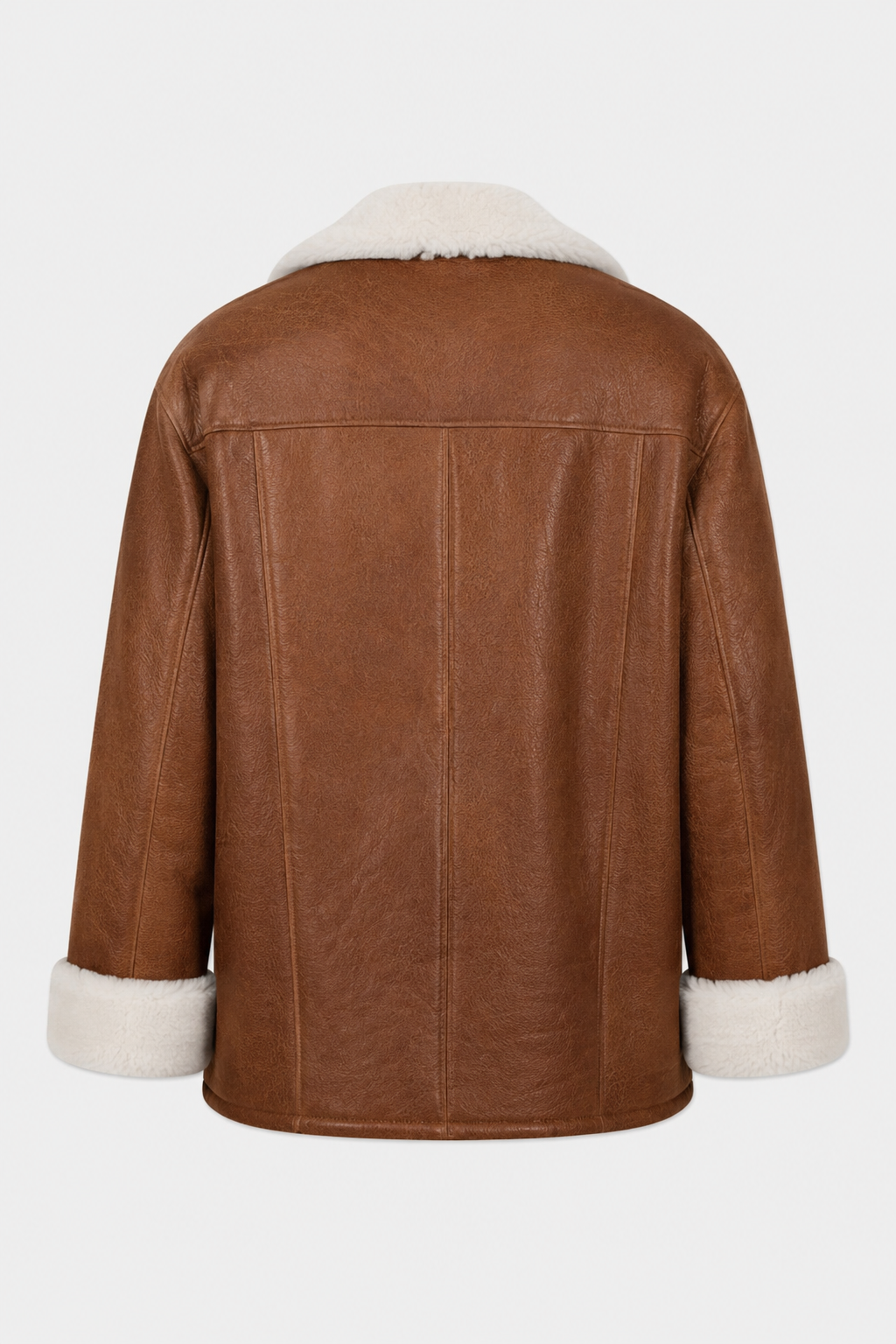 Foster Shearling Jacket - Cognac Tan