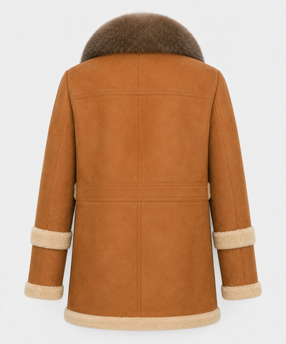 Fritz Shearling Jacket - Golden Camel
