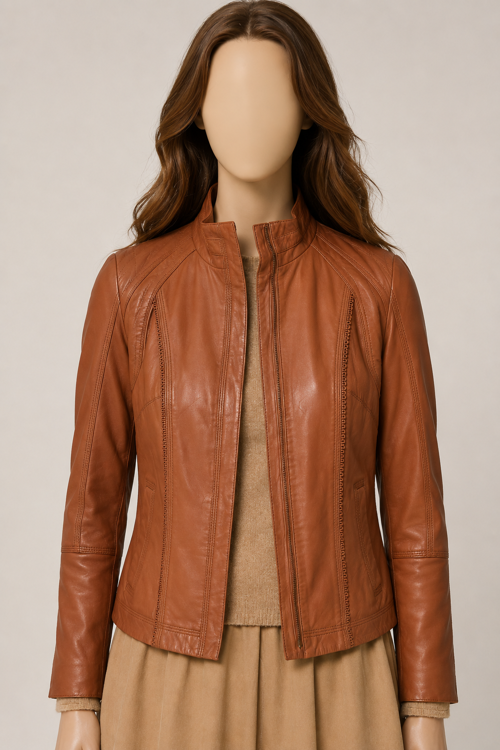 Gail Brown Leather Jacket - Gailbrown3