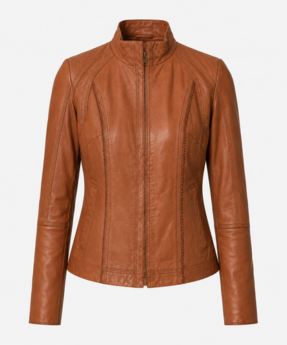 Gail Brown Leather Jacket - Gailbrown5