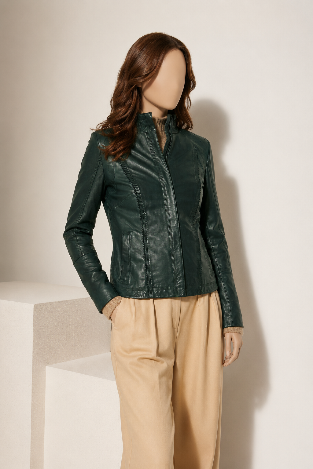 Gail Green Leather Jacket - Gailgreen1