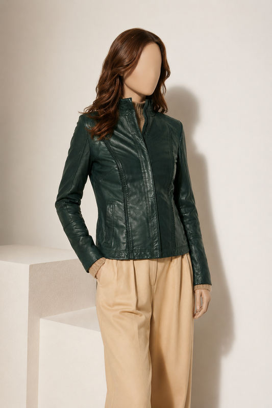 Gail Green Leather Jacket - Gailgreen1