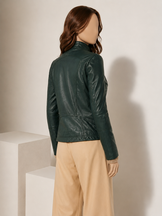 Gail Green Leather Jacket - Gailgreen2