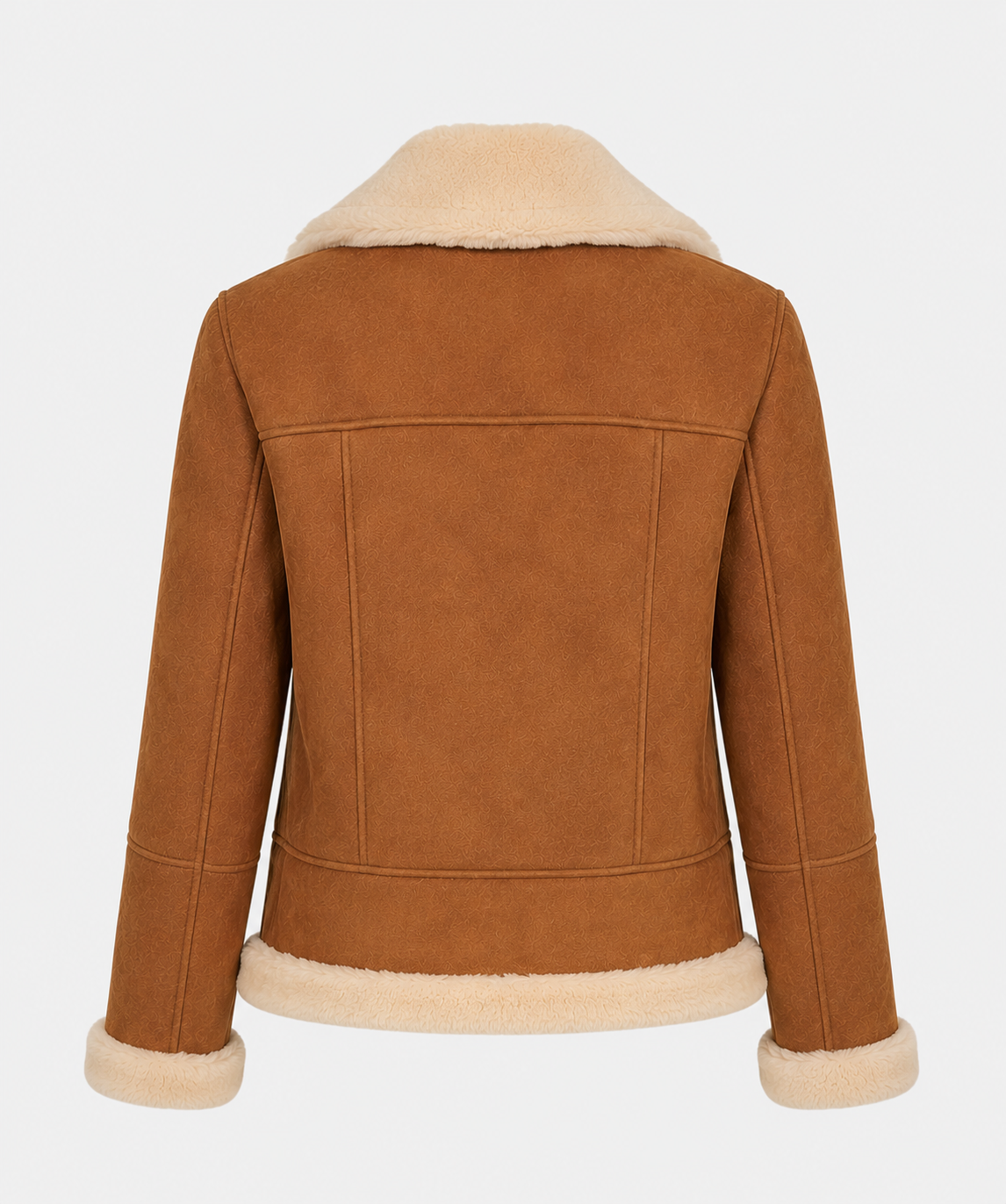 Ginny Shearling Jacket - Caramel Brown - Ginny6