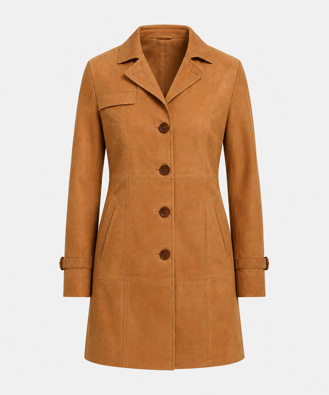 Hadley Shearling Coat - Caramel Tan - Hadley5