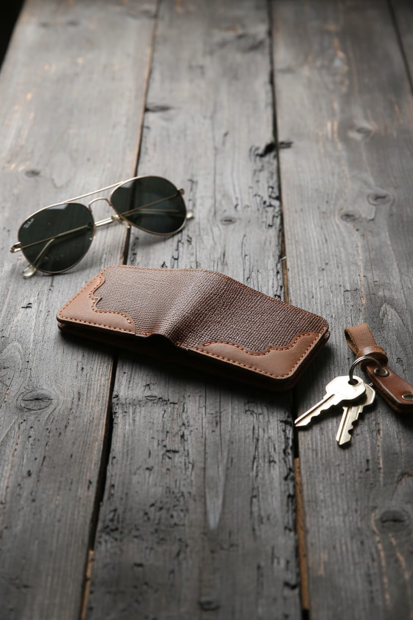 Classic Bifold Leather Wallet -Chocolate Brown (Copy)