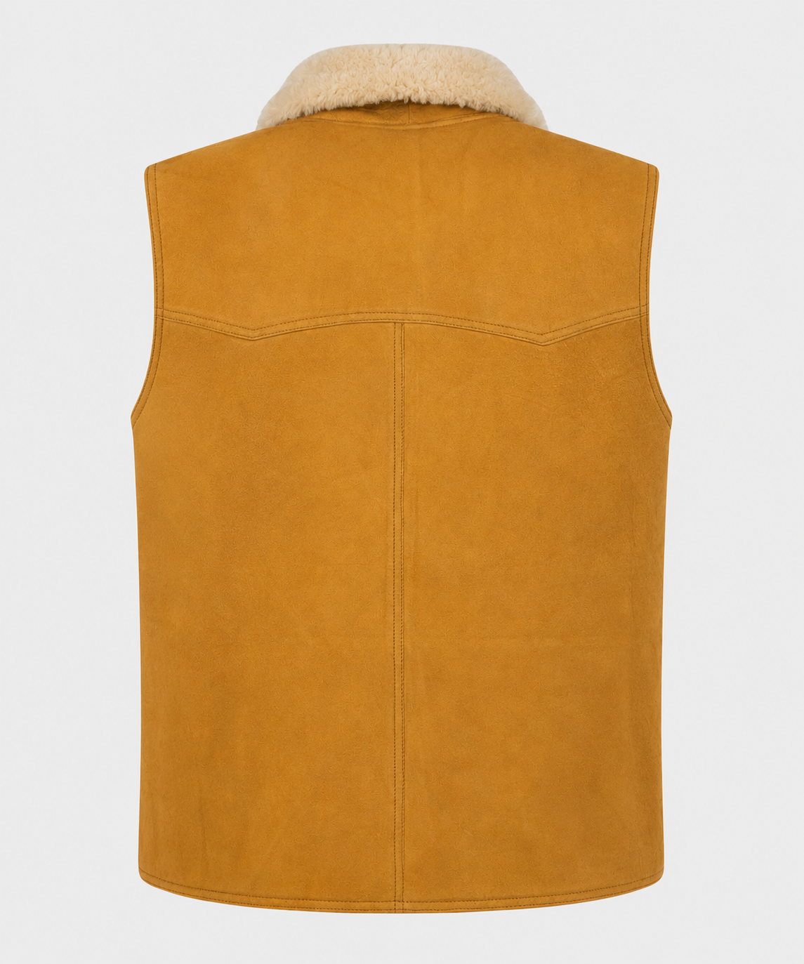 Jace Shearling Gilet - Premium Camel