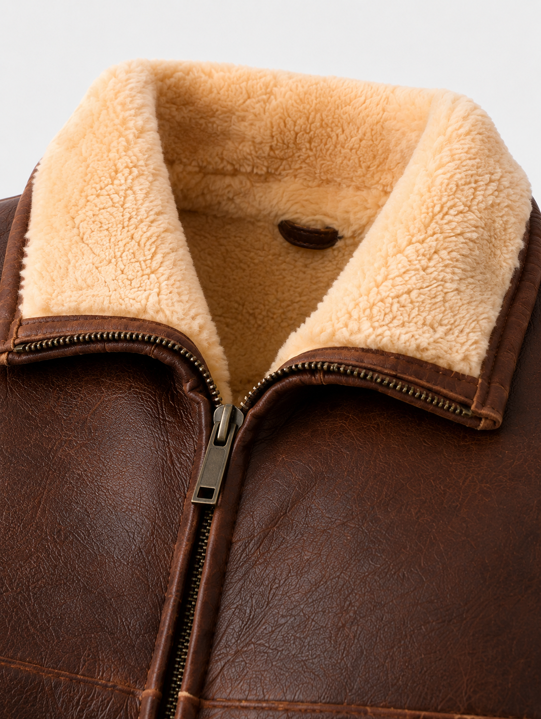 Jackson Shearling Gilet - Tan Brown