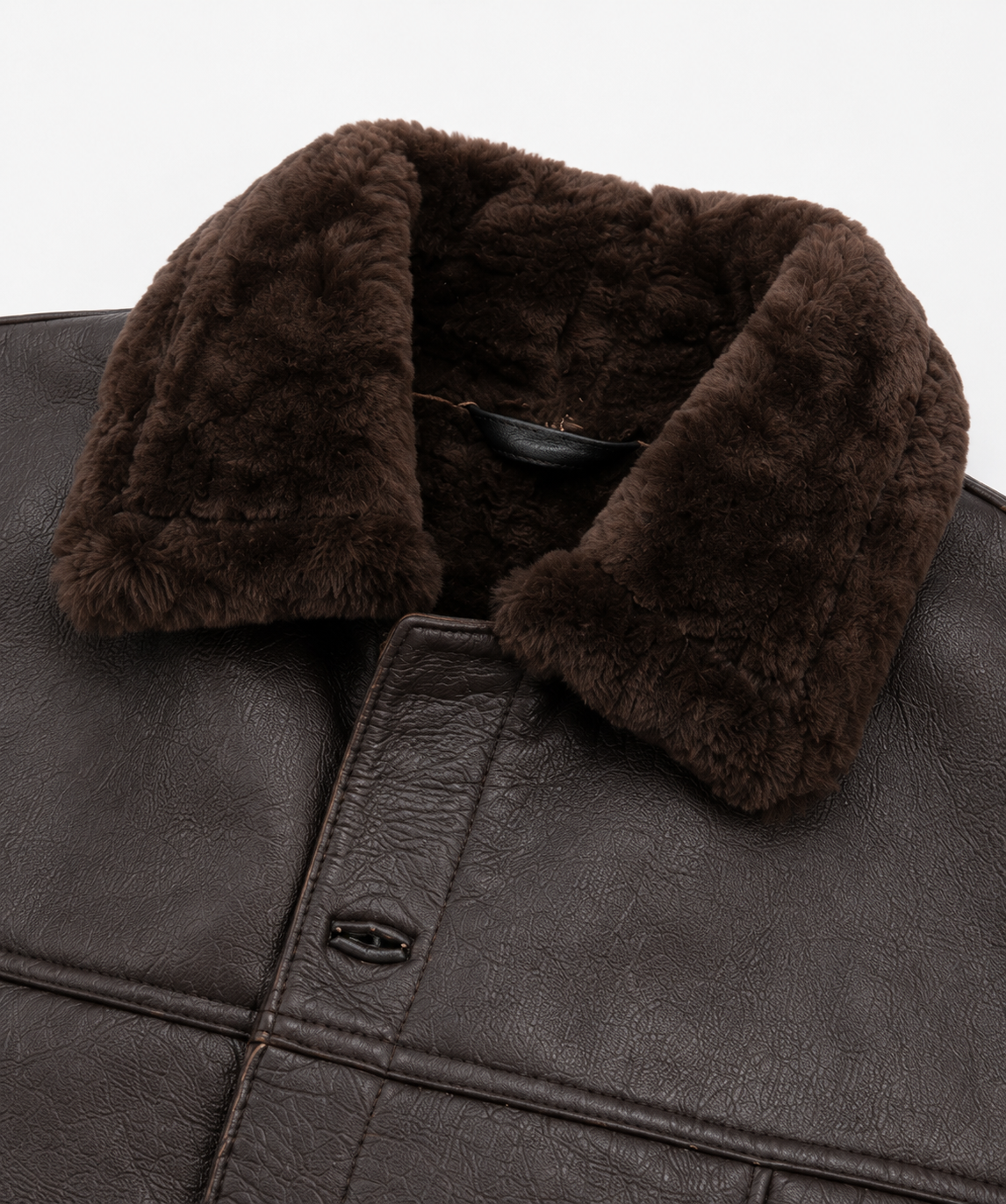 Jagger Shearling Gilet - Old Black