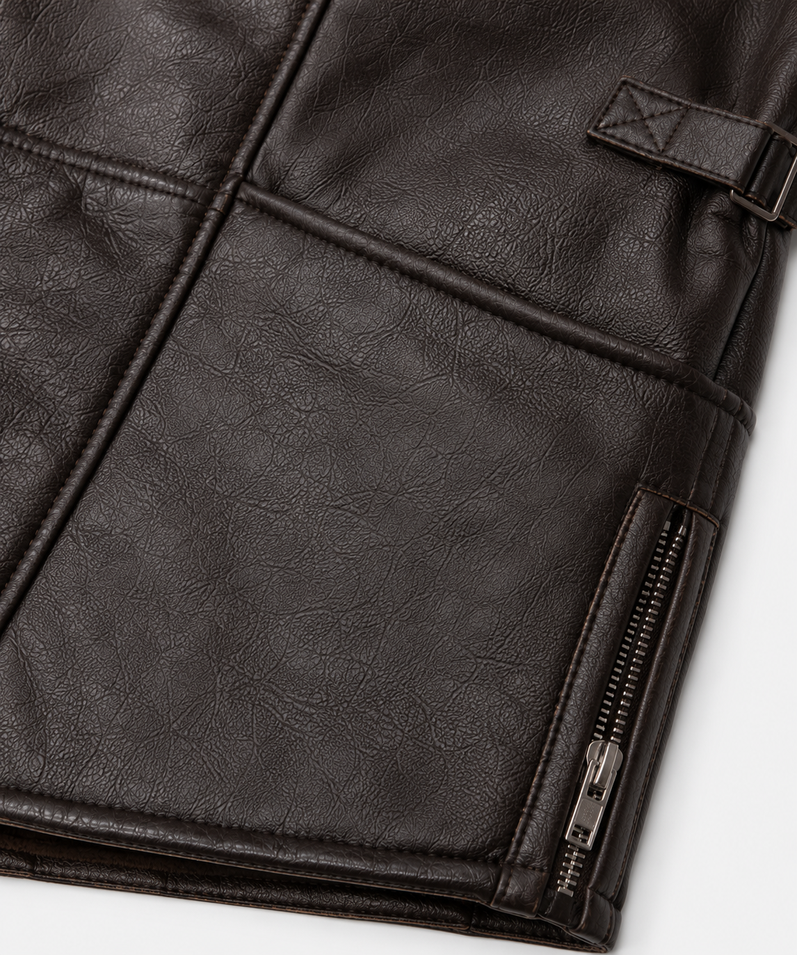 Jagger Shearling Gilet - Old Black